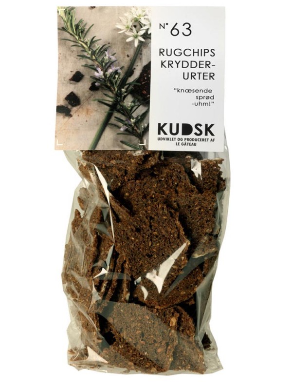 Rugchips m. krydderurter - Kudsk